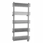 Radiador eléctrico de diseño de pared vertical moderno de hasta 700 vatios - Estante Viadurini