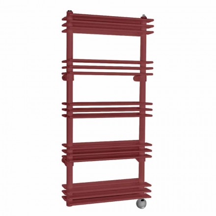 Radiador eléctrico de diseño de pared vertical moderno de hasta 700 vatios - Estante Viadurini