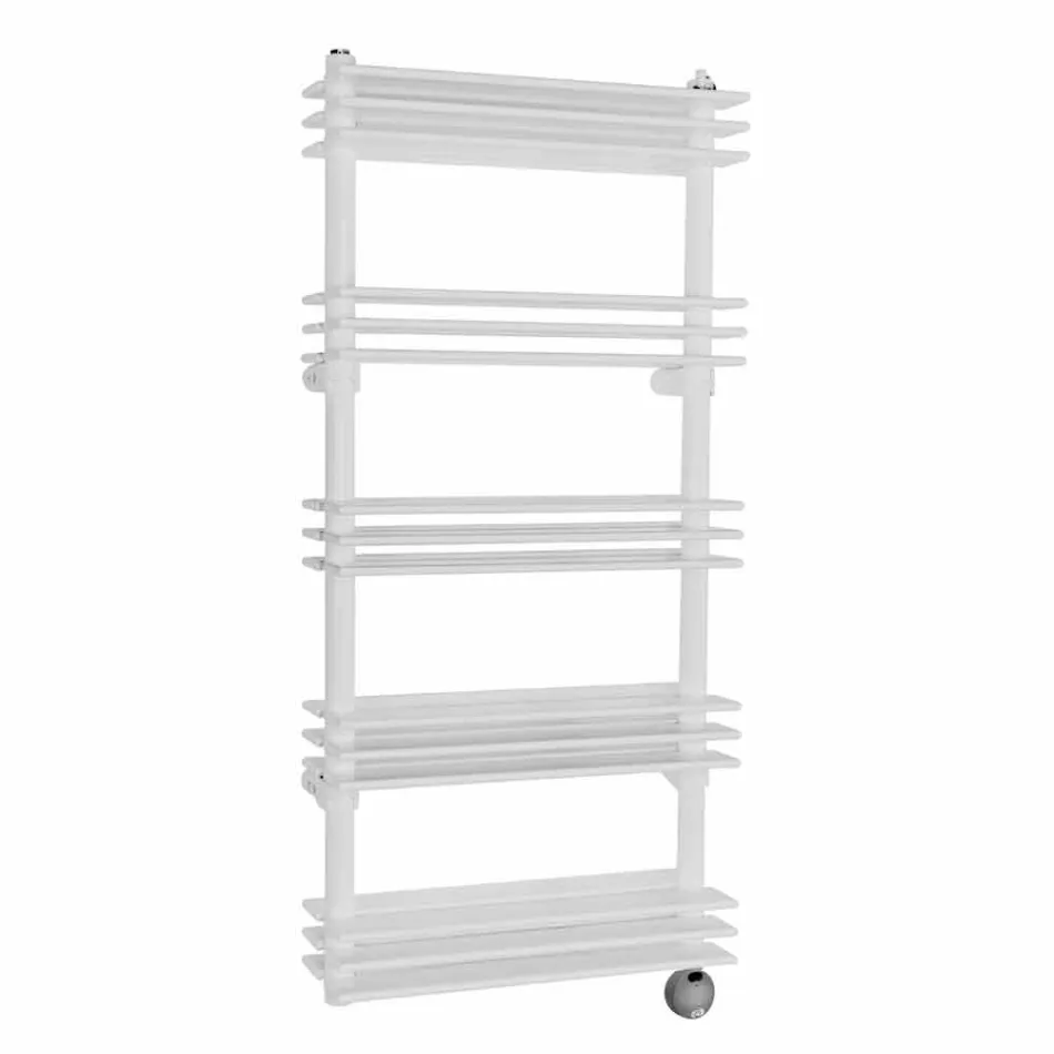 Radiador eléctrico de diseño de pared vertical moderno de hasta 700 vatios - Estante Viadurini