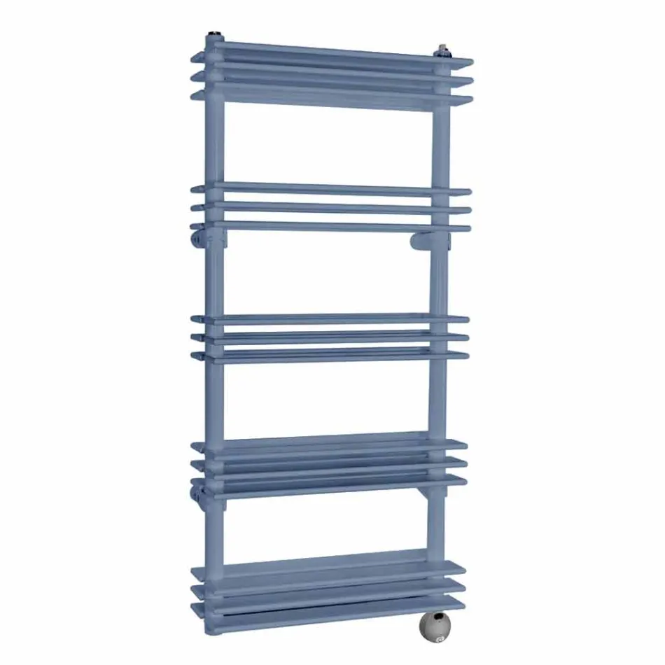 Radiador eléctrico de diseño de pared vertical moderno de hasta 700 vatios - Estante Viadurini