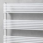 Radiador de pared de diseño eléctrico horizontal en acero hasta 700 W - Nibbio Viadurini