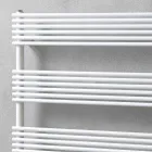 Radiador de pared de diseño eléctrico horizontal en acero hasta 700 W - Nibbio Viadurini