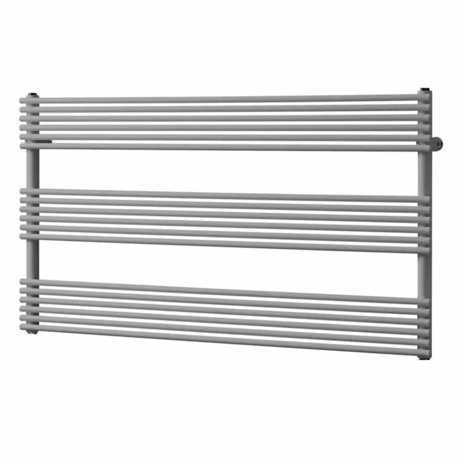 Calentador de toallas de radiador horizontal en diseño de acero 750 W - Nibbio Viadurini