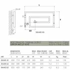 Radiador cromado cromado Snake Scirocco H, diseño Viadurini
