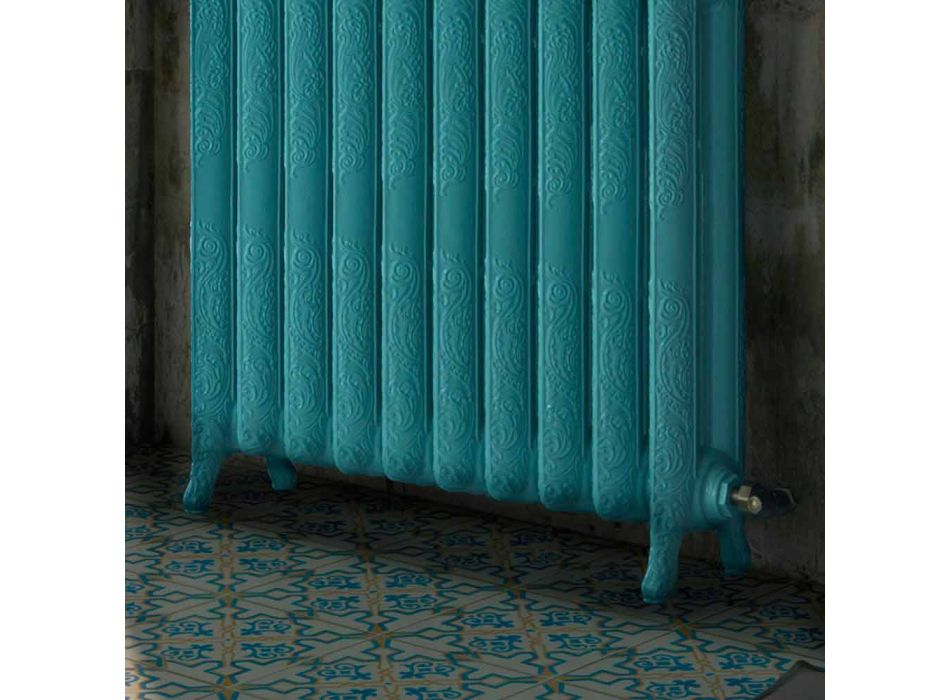 Radiador hidráulico hierro fundido decorado Tiffany Scirocco H Viadurini