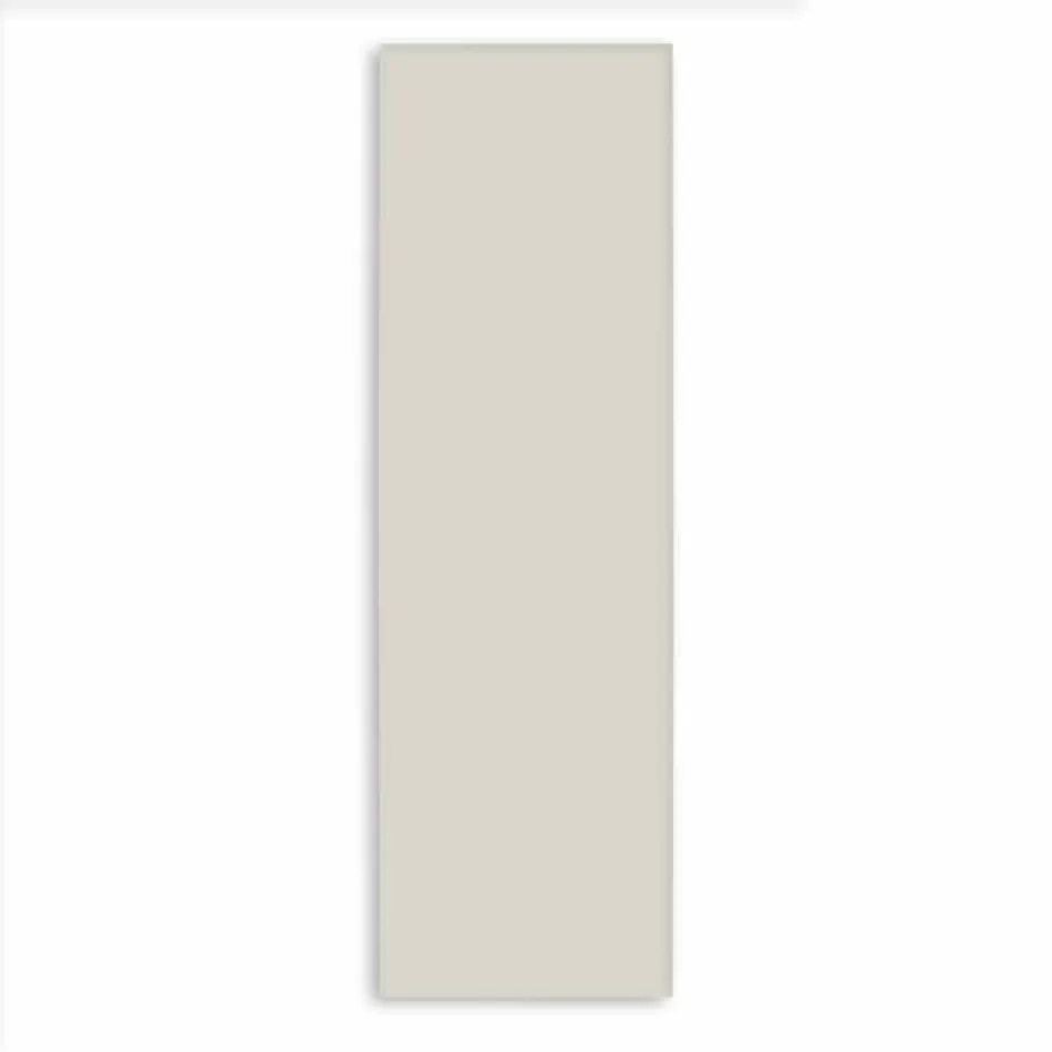 Radiador de diseño vertical en acero blanco grisáceo hasta 839 W - hielo Viadurini