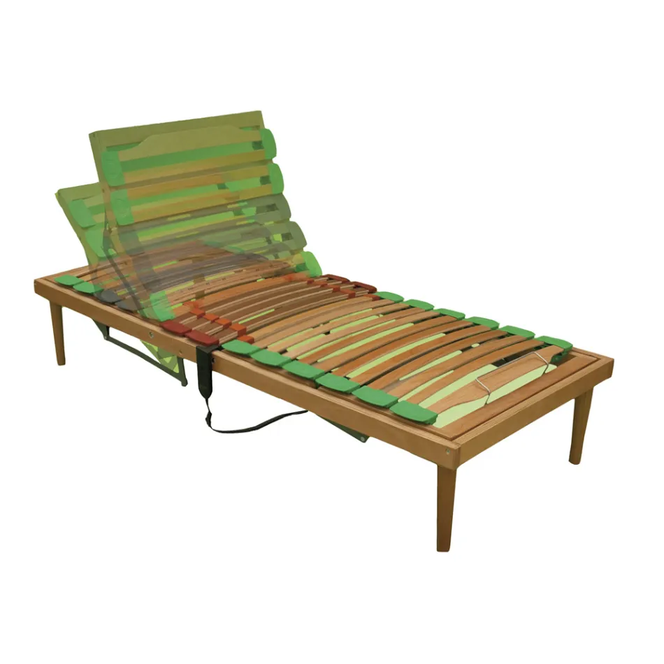 Base de Madera Reclinable Individual Bio Energy Plus ATP Motorizada - Energía Viadurini