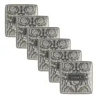 Cuencos cuadrados planos Rosenthal Versace de 6 piezas con el logotipo de Versace, estilo años 90, estilo barroco Viadurini