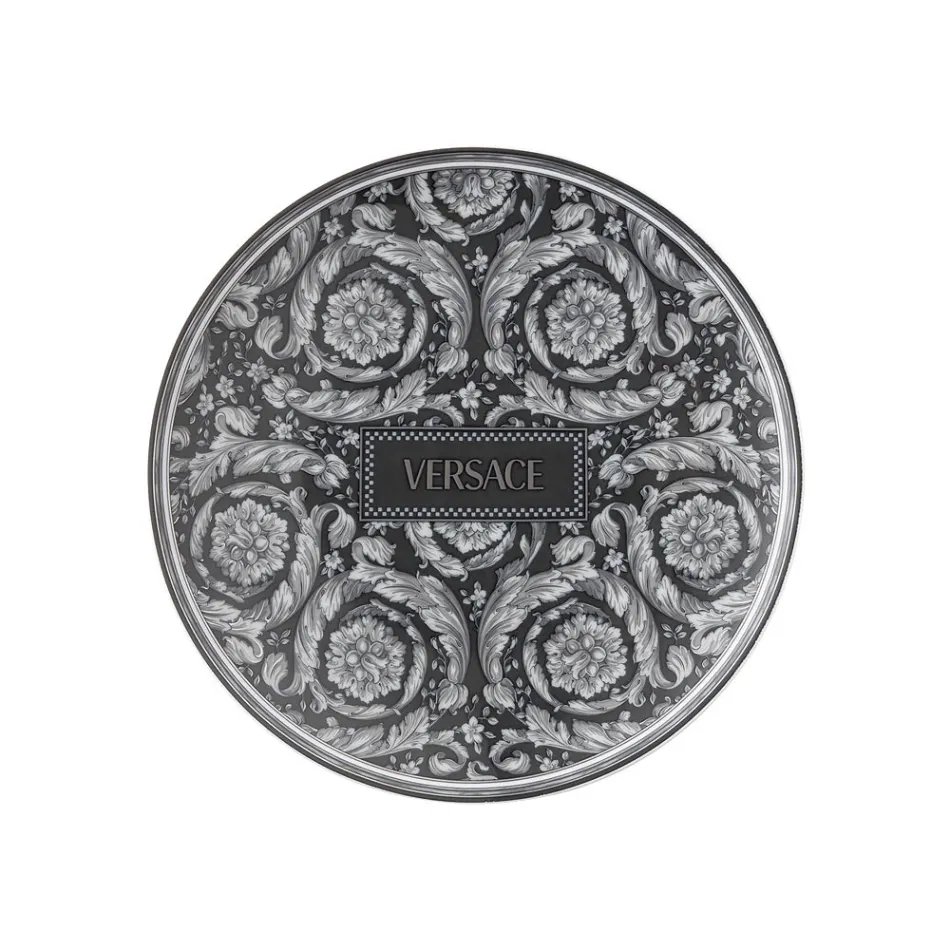 Rosenthal Versace Baroque 4 platos llanos de 17 cm de diámetro en porcelana - Barroco Viadurini