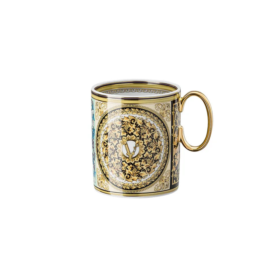 Rosenthal Versace Barocco Mosaic 4 vasos con mango de porcelana - Mosaico Viadurini