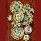 Rosenthal Versace Jungle Animalier 4 platos llanos de 17 cm de diámetro - Animalier Viadurini