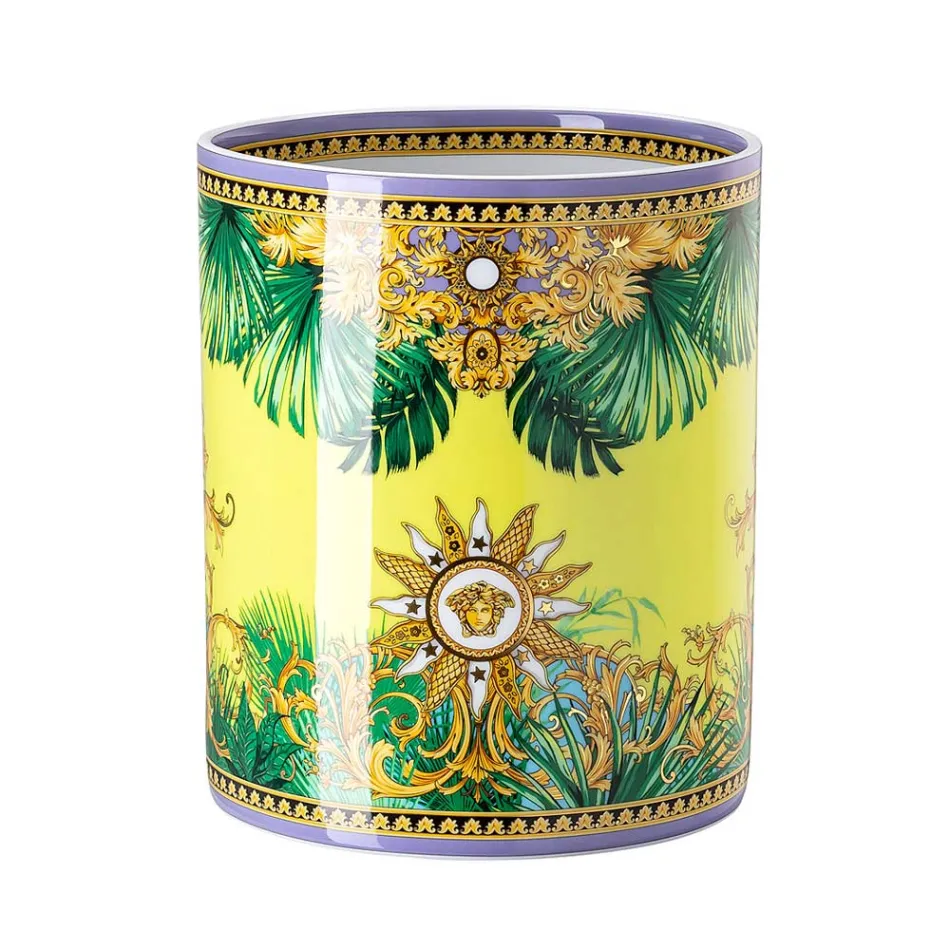 Rosenthal Versace Jungle Animalier Jarrón De Porcelana - Animalier Viadurini