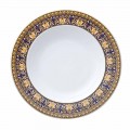 Rosenthal Versace Medusa Blue Plate diseño moderno porcelana inferior