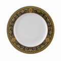 Rosenthal Versace Medusa Blue Plate 27cm diseño de piso de porcelana