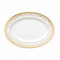 Rosenthal Versace Medusa Gala Oro 34cm porcelana diseño de la placa ovalada