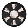 Rosenthal Versace Medusa Gala de oro tazas de café expreso conjunto 6pz porcelana