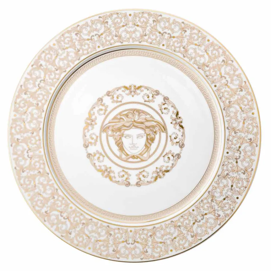 Rosenthal Versace Medusa Gala marcador de posición plato de porcelana 33cm Viadurini