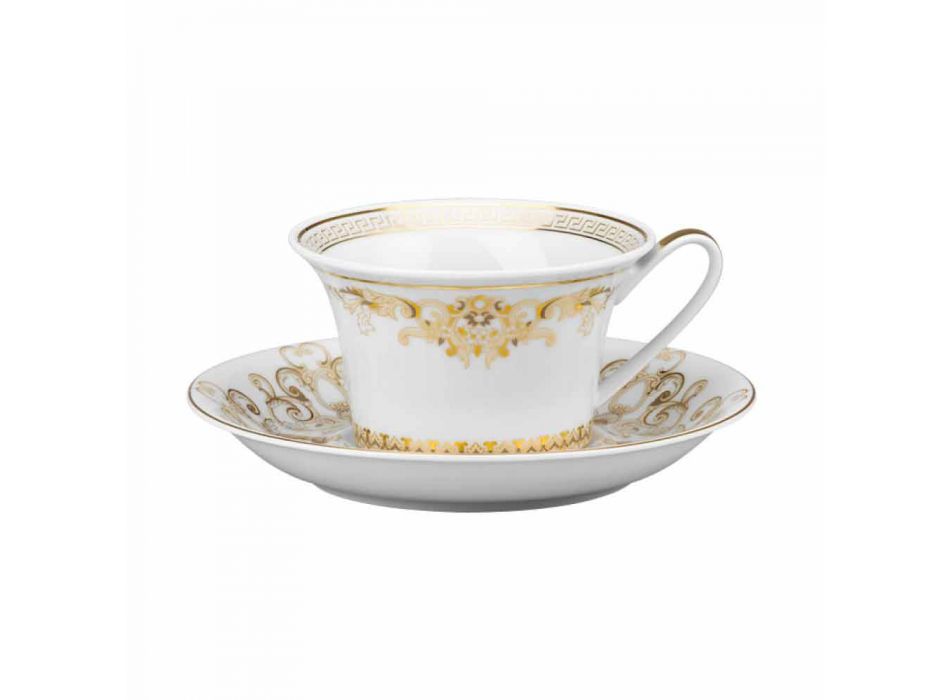 Rosenthal Versace Medusa Gala Copa de té de porcelana de diseño Viadurini