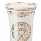 Rosenthal Versace Medusa Gala diseño jarrón de porcelana h 34cm Viadurini