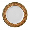 Rosenthal Versace Medusa Plate Red 22 cm porcelana