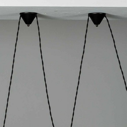 Rosetón de cerámica para lámparas composición Battersea 975ST - Toscot Viadurini