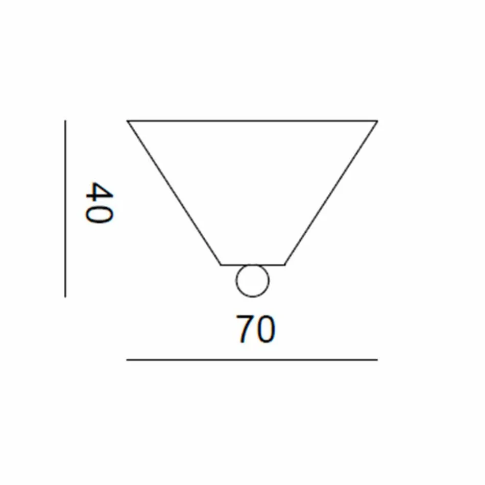 Rosetón de cerámica para lámparas composición Battersea 975ST - Toscot Viadurini
