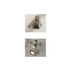 Grifo para bidé de diseño con 3 orificios en latón estilo vintage Made in Italy - Silvana Viadurini