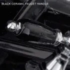 Grifería de pie para bañera con teleducha de latón Made in Italy - Noriana Viadurini