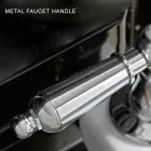 Grifería de pie para bañera con teleducha de latón Made in Italy - Noriana Viadurini