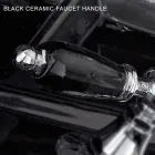 Grifo para bidé clásico de un solo orificio con palancas de latón hechas a mano - Noriana Viadurini