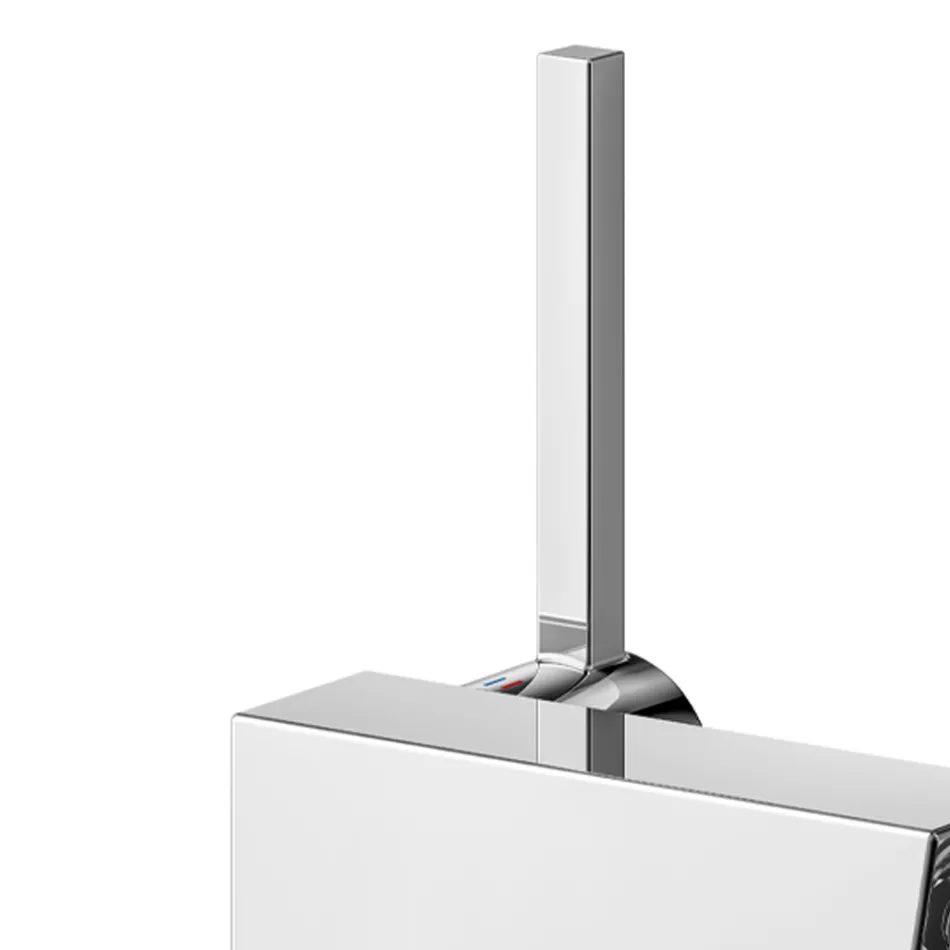 Grifo monomando para bidé con desagüe cuadrado - Erik Viadurini