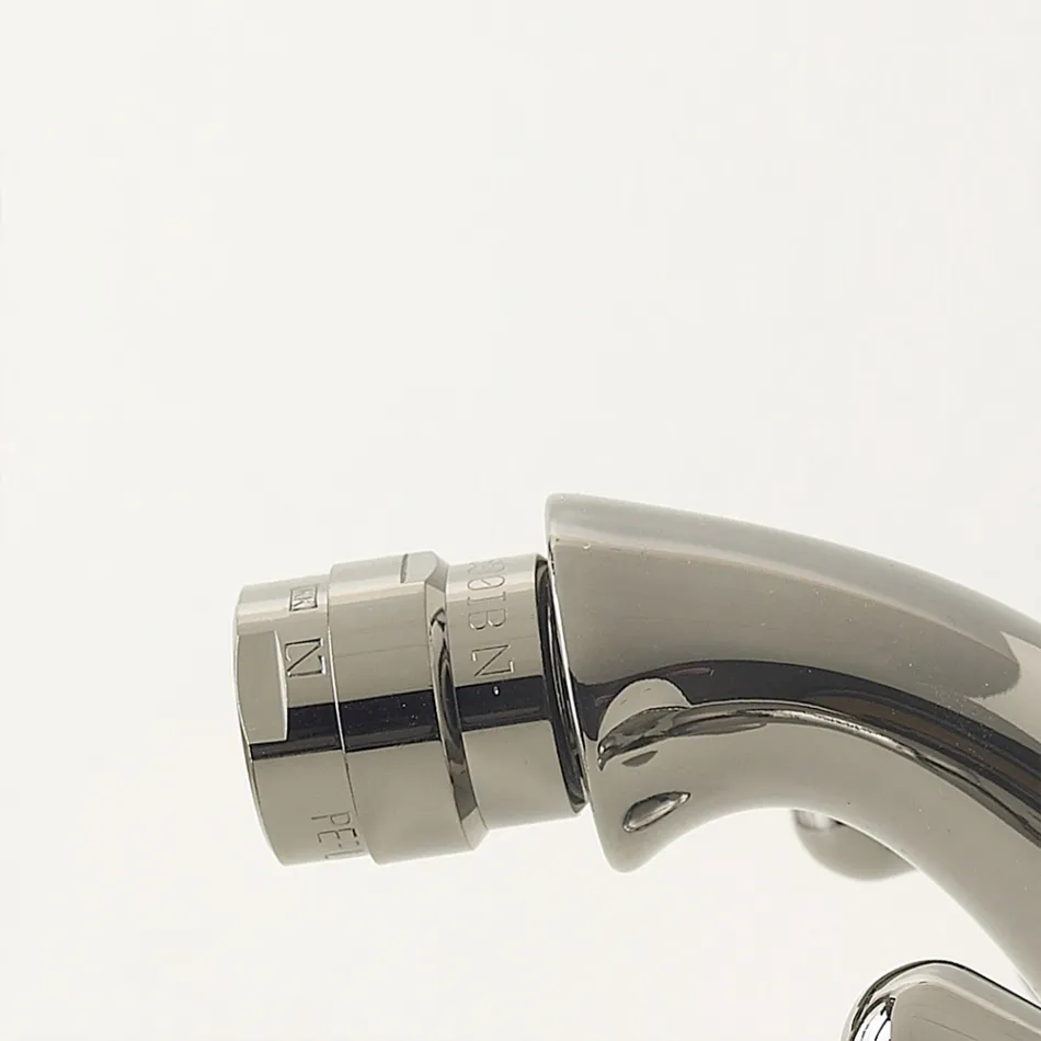 Grifo para bidé de latón de un orificio con desagüe estilo clásico - Ercolina Viadurini