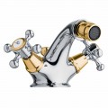 Grifo para bidé de un orificio en latón de diseño clásico Made in Italy - Lisca