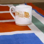 Corredor de cáñamo pintado a mano, pieza única de arte italiano - Marcas Viadurini