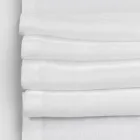 Camino de Mesa de Lino con Encaje Blanco Calidad de Lujo Italiano - Farnese Viadurini