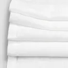 Camino de Mesa de Lino con Encaje Blanco Calidad de Lujo Italiano - Farnese Viadurini