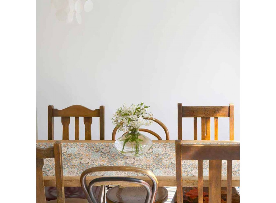 Camino de mesa en PVC y poliéster con un diseño elegante - Frisca Viadurini