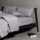 Bolsa de almacenaje para funda nórdica de lino con encaje y botones Sinergia - Energis Viadurini