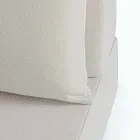 Lounge de esquina de diseño moderno al aire libre en tela Homemotion - Benito Viadurini