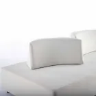 Lounge de esquina de diseño moderno al aire libre en tela Homemotion - Benito Viadurini