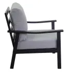 Salón compuesto por 1 sofá, 2 sillones y 1 mesa de centro - Entrada Viadurini