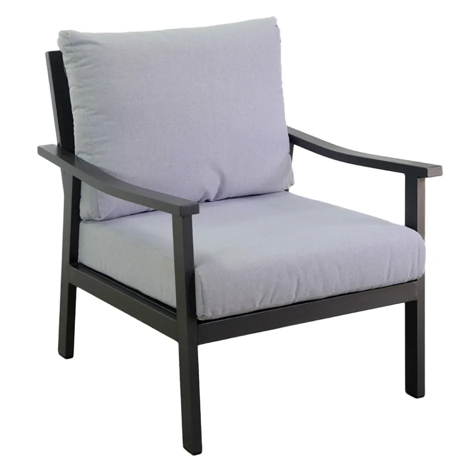 Salón compuesto por 1 sofá, 2 sillones y 1 mesa de centro - Entrada Viadurini