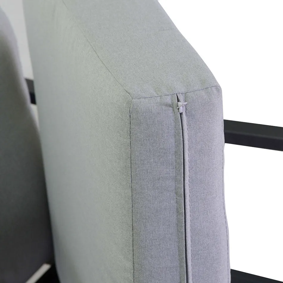 Salón compuesto por 1 sofá, 2 sillones y 1 mesa de centro - Entrada Viadurini