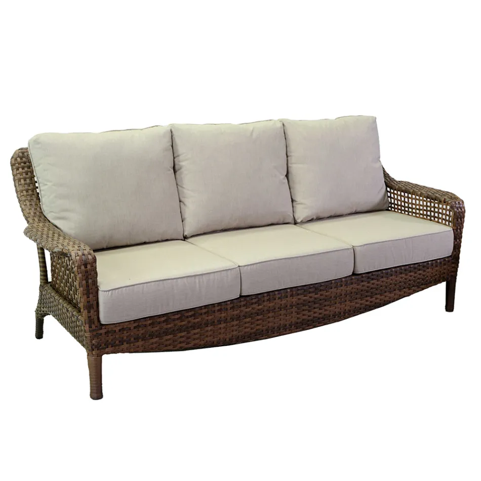 Salón compuesto por 2 sillones, 1 sofá y 1 mesa de centro - sombrilla Viadurini