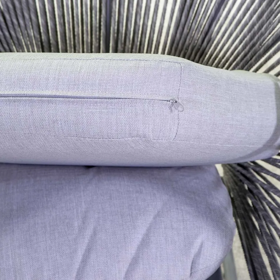 Salón compuesto por 2 sillones con mesa de centro - Maleta Viadurini