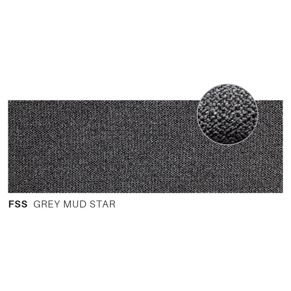 Sala de estar exterior con sofá y 2 sillones en tela Made in Italy - Suki Viadurini