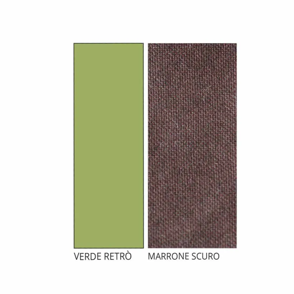 Salón al aire libre con estructura de hierro hecha a mano Made in Italy - Melinda Viadurini