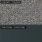 Salón de jardín con 1 sofá y 2 sillones Made in Italy - Macetero Viadurini