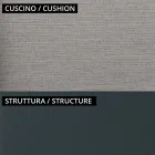 Salón de jardín con 2 sillones y 1 sofá de 2 plazas Made in Italy - Fontana Viadurini