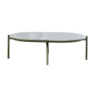 Salón de jardín de aluminio rojo o verde - Regalrise Viadurini